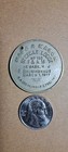 Vintage 1917 Made A Mason Newark Lodge Htf Member Engraved  Medal Coin Token