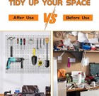 2in 50pcs Pegboard Hooks For Hanging - Peg Board Organizer Accessories Fit New