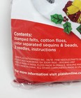 Open Bucilla Christmas Felt 18  Stocking Kit Bride Groom Snowman 8694e Complete