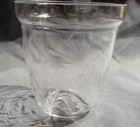 Vintage Princess House Crystal Clear Floral Etched Flowers   Leaves Vase