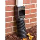 Flex Grate Black Vinyl Downspout Filter