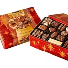 Kirkland European Cookies Belgian Chocolate 49 4 Oz Tin     Holiday Gift Box