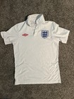 England 2010 World Cup Home Soccer Jersey   2017 Training Nike Dry Fit Size 36 M