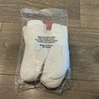 New Vintage Hanes Cushion Crew Socks 6 Pairs Size 4 - 6 5 Usa White Deadstock