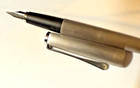 Lamy Studio Brushed Stainless Steel Fountain Pen Ef Nib Gift Set Converter Ink