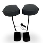 Bose 161 Speakers With Genuine Ufs-20 Bose Floor Stands Pair 36    Connects To 123