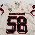 Game Worn Used Jersey Northern Illinois Huskies Niu Football Adidas Size 2xl  58