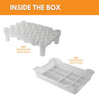 Fastferment - 24-bottle Drying Rack   Tray  Bottle Drying Tree Alternative   Dry