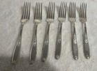 1847 Rogers Bros Ambassador 6 Dinner Forks 7  International Silver Plate