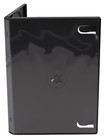 New Standard Black 5-disc Dvd Replacement 14mm Case Premium Movie Storage Shell