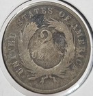 1865 Two Cent Piece  Civil War Era  Us 2c Coin  Circulated  Copper  Free Ship  4