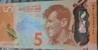 New Zealand 5 Dollars Uncirculated  Polymer  Banknote