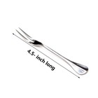 Hazoulen Small Stainless Steel Forks For Cocktail Appetizer Small  Silver