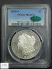 1880 S Proof-like Morgan Silver Dollar  1 Pcgs Ms 65 Pl Cac