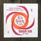 15 Vintage 1960s Harolds Club Hotel Casino Cocktail Napkin Fun Room Reno Nv Lot