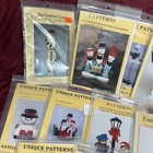Lot Of 13 Christmas Craft pattern Packets Woodworking Carpentry Painting