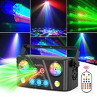 5in1 Party Effect Light Rgb Led Laser Projector Beam Dmx Dj Disco Stage Lighting