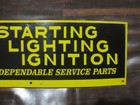 Porcelain Mapco Starting Lighting Enamel Metal Sign Plate Size 30  X 10  Inch