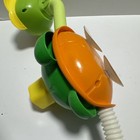 Flower Sprayer Bath Toy Kids Green Wall Hanging Button Push
