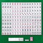American Mahjong Set 166 Premium White Tiles 4 All-in-one Mahjong Racks pushers
