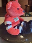 Rare Chicago Blackhawks Millennium Plush Bear Salvinos Arena Bammers W hang Tag 