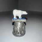Vtg Collectible Pewter Variety Thimbles Lot Of 5 