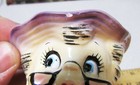 Rare Vintage 1959 Holt Howard Ceramic Granny Purple Candle Holder Surprised Face