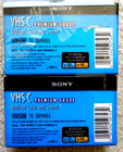 Lot Of 2 Sony Vhs-c Single Camcorder Vhs Tape New Sealed In Original Packaging