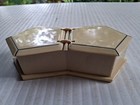 Vtg Art Deco Celluloid Vanity Jewelry Holder Box