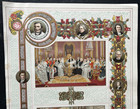 Antique 1897 Chromo Lithograph Of Queen Victoria s Christening  Diamond Jubilee