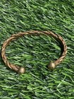 Extremely Rare Ancient Viking Bracelet Gold Authentic Bronze Artifact Stunning