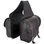 Hs Hilason Western Leather Horse Saddle Bag For Trail