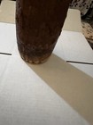 Hand Made  Brown Ceramic Vase Artist Signed    87   