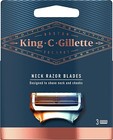 6 X King C Gillette Neck Razor Blades 100  Brand New  2 X Pack Of 3 