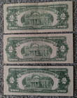1953-a   1963 Star Note  2 Legal Tender Red Seal Vf Mid Grade Very Fine Lot Of 3