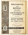1954 Rolls Royce Bentley Dex Auto Dealership Advertisement Automobilia E89g4