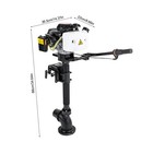 4-stroke 4hp Jet Pump Outboard Motor Fishing Boat Engine 55cc Boat Kayak Motor