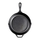 Lodge Skillet 10 25 dia Cast Iron Black Seasoned Pour Spout Oven Safe Cookware