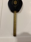 Vintage Hand Held Mirror Gold Tone Art Deco Vanity Decor Ornate