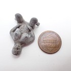 Thai Fertility Charm Metal Buddhist Amulet Old Asian Collection Zen Estate