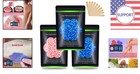 Organic Hard Wax Beans - 3-pack Hair Removal With 10 Wax Sticks For Smooth Skin