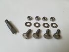 Anti Theft Security Stainless Steel Motorcycle License Plate Frame Bolts Screws
