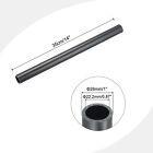 Pvc Rigid Round Pipe 7 8  Id 1  Od 14  Dark Grey High Impact