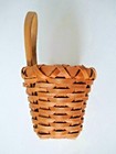 Miniature Antique Splint Basket - 6  Total At Handle