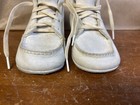 Vintage Stride Rite Firsties Baby Shoes Lace Up 5  White Leather