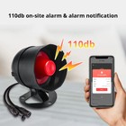 Wifi Door Window Alarm System 110db Siren Wireless Burglar Indoor Security Kit