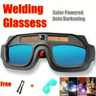 2 Pack Auto Darkening Welding Glasses True Color Solar Safety Goggles Pc Lens Us
