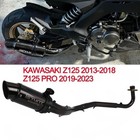 For Kawasaki Z125 Pro Z 125 2013-2025 Full Exhaust Systems Header Pipe Slip