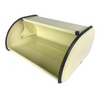 Sotech Vintage Metal Bread Box Farmhouse Airtight Roll Top Counter Keeper