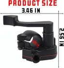 Zipelo Thumb Throttle Cable  7 8   22mm Accelerator Control Handle Assembly  Alu